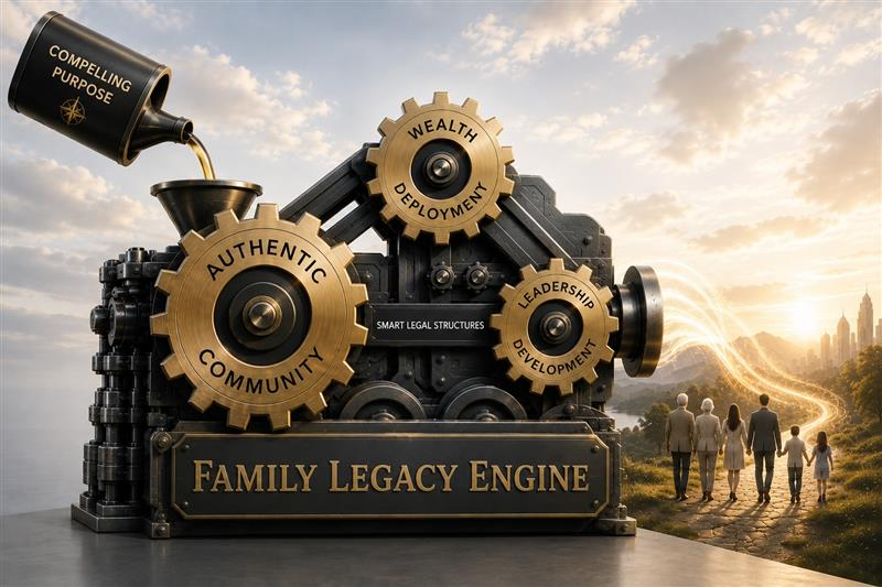 There is an "engine" all great families use to stay close, grow their wealth, and leave a legacy that lasts for generation after generation.